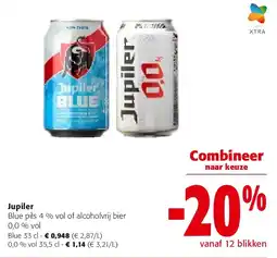 Colruyt Jupiler Blue 33 cl aanbieding