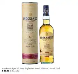 Colruyt Knockando Aged 12 Years Single Malt Scotch Whisky 43 % vol 70 cl aanbieding
