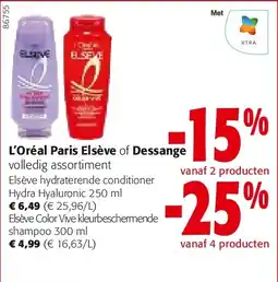 Colruyt Elsève hydraterende conditioner Hydra Hyaluronic 250 ml aanbieding