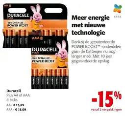 Colruyt Duracell Plus AA aanbieding