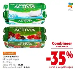 Colruyt Danone Activia Natuur 0 % V.G aanbieding