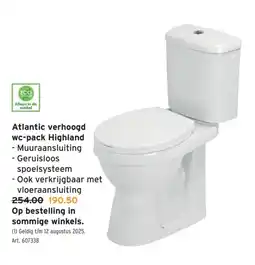 GAMMA Atlantic verhoogd wc-pack Highland aanbieding
