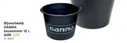 GAMMA Bijvoorbeeld: GAMMA bouwemmer 12 L aanbieding