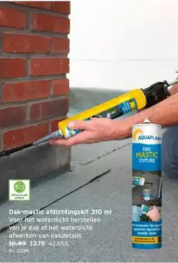 GAMMA Dak-mastic afdichtingskit 310 ml aanbieding