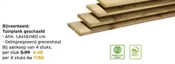 GAMMA Tuinplank geschaafd aanbieding