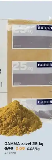 GAMMA GAMMA zavel 25 kg aanbieding