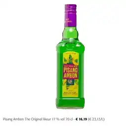 Colruyt Pisang Ambon The Original likeur 17 % vol 70 cl aanbieding