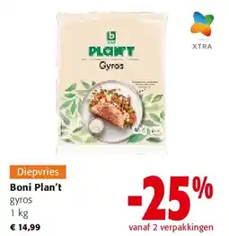 Colruyt Boni Plan't gyros 1 kg aanbieding