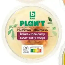 Colruyt Plan’t Hummus kokos en rode curry 175 g aanbieding