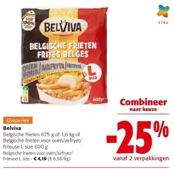 Colruyt Belviva Belgische frieten voor oven/airfryer/ friteuse L size aanbieding