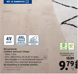 GAMMA GAMMA laminaat Village aanbieding