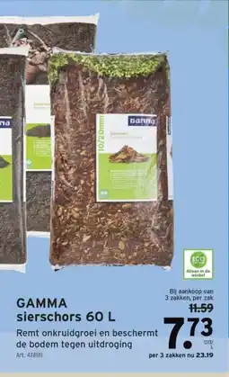 GAMMA GAMMA sierschors 60 L aanbieding