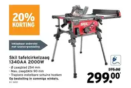 GAMMA Skil tafelcirkelzaag 1340AA 2000W aanbieding