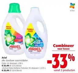 Colruyt Ariel Color 44 dosissen 1,98 L aanbieding
