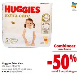 Colruyt Huggies Extra Care aanbieding