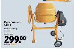 GAMMA Betonmolen 140 L aanbieding