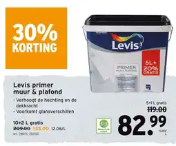 GAMMA Levis primer muur & plafond aanbieding