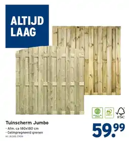 GAMMA Tuinscherm Jumbo aanbieding