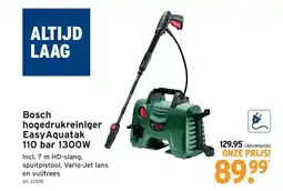 GAMMA Bosch hogedrukreiniger Easy Aquatak 110 bar 1300W aanbieding