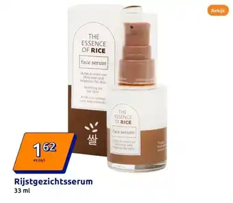 Action Rijstgezichtsserum 33 ml aanbieding