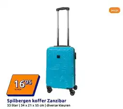 Action Spilbergen koffer Zanzibar aanbieding