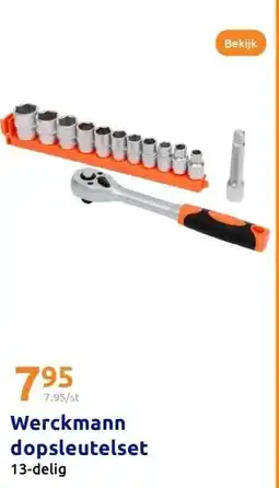 Action Werckmann dopsleutelset 13-delig aanbieding
