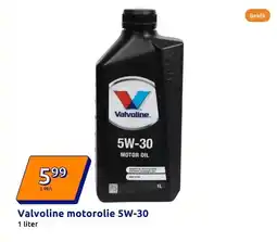 Action Valvoline motorolie 5W-30 1 liter aanbieding