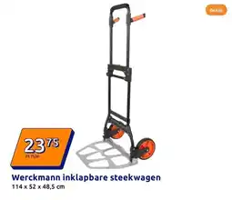 Action Werckmann inklapbare steekwagen aanbieding