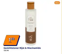 Action Gezichtstoner Rijst & Niacinamide 155 ml aanbieding