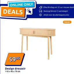 Action Design dressoir 110 x 40 x 79 cm aanbieding
