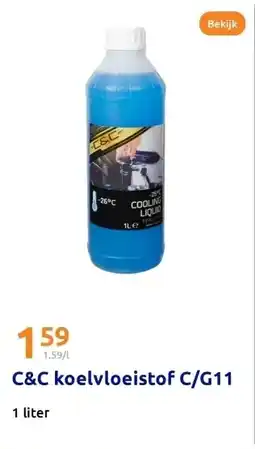 Action C&C koelvloeistof C/G11 1 liter aanbieding