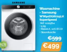 Krëfel Samsung Wasmachine WW90DG6U25LK SuperSpeed aanbieding