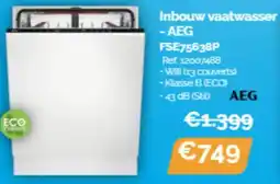 Krëfel AEG Inbouw vaatwasser FSE75638P aanbieding