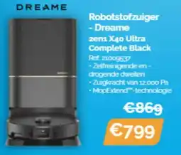 Krëfel Dreame Robotstofzuiger zen1 X40 Ultra Complete Black aanbieding