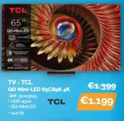 Krëfel TCL TV QD Mini-LED 65C89K 4K aanbieding