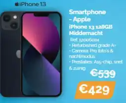 Krëfel Apple Smartphone iPhone 13 128GB Middernacht aanbieding
