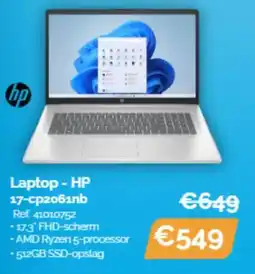 Krëfel HP Laptop 17-cp2061nb aanbieding