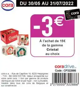 Cora Cristal aanbieding