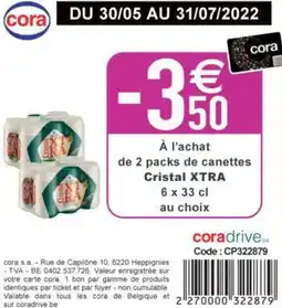 Cora Cristal XTRA aanbieding