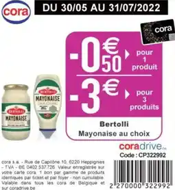 Cora Bertolli Mayonaise aanbieding