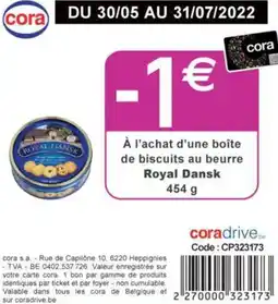 Cora Royal Dansk aanbieding
