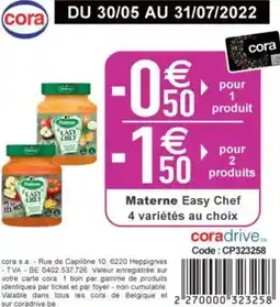 Cora Materne Easy Chef aanbieding