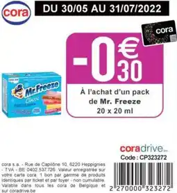 Cora Mr. Freeze aanbieding