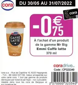 Cora Mr Big Emmi Caffè latte aanbieding