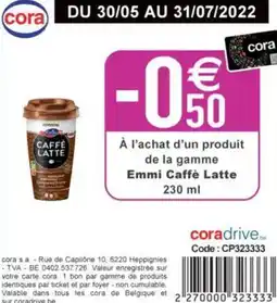 Cora Emmi Caffè Latte aanbieding