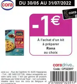 Cora Rana aanbieding