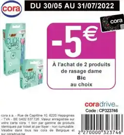 Cora Bic aanbieding