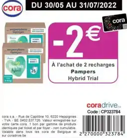 Cora Pampers hybrid aanbieding