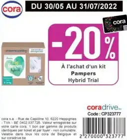 Cora Pampers Hybrid aanbieding