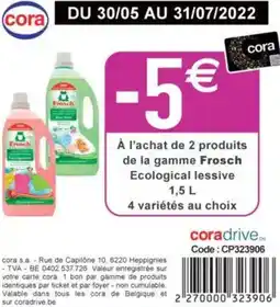 Cora Frosch Ecological lessive aanbieding